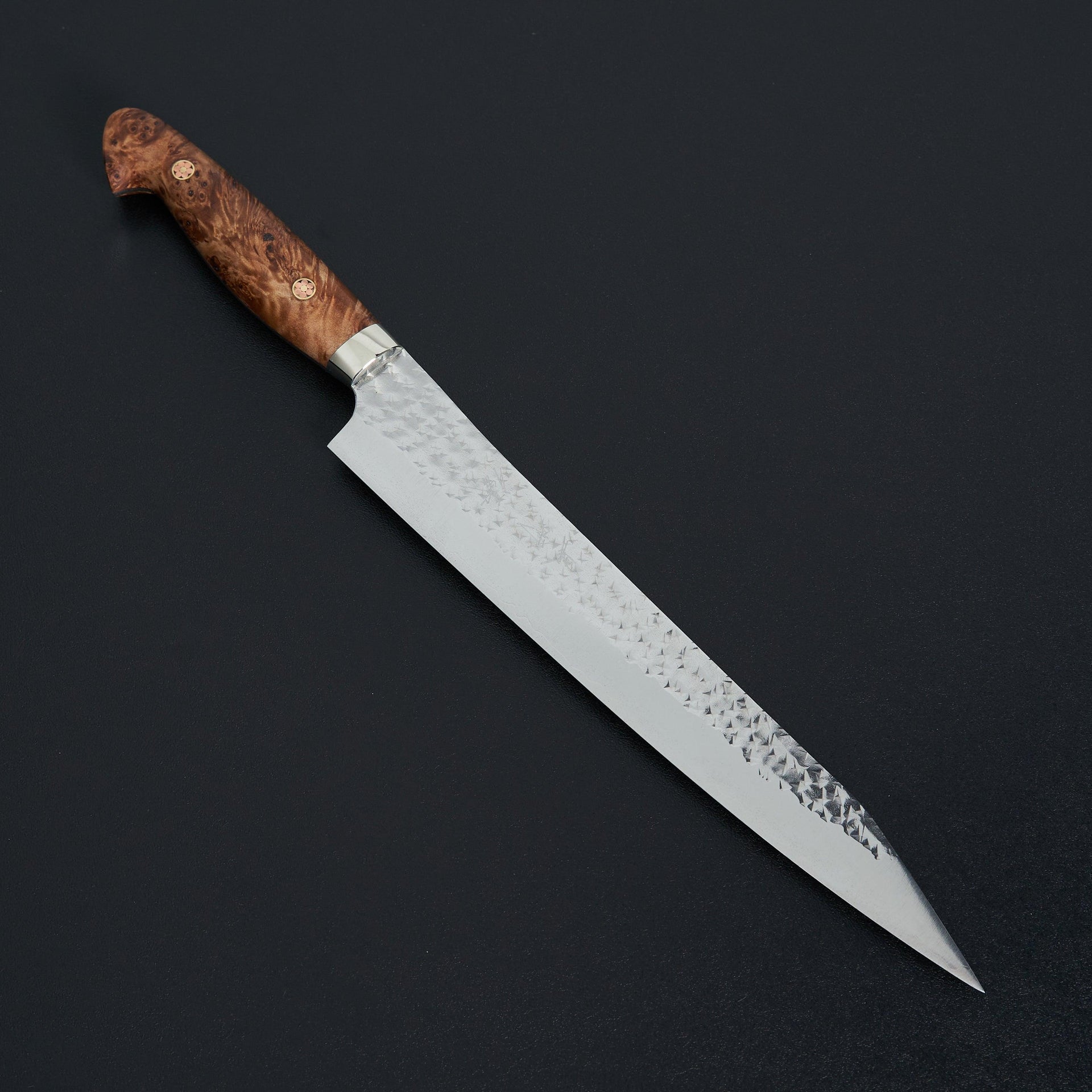 Yu Kurosaki R2 Senko Sujihiki 240mm Western Maple Burl-Knife-Yu Kurosaki-Carbon Knife Co