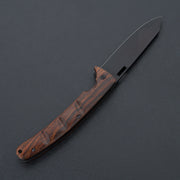 Yu Kurosaki SG2 Folding Pocket Knife Ironwood Handle-Knife-Yu Kurosaki-Carbon Knife Co