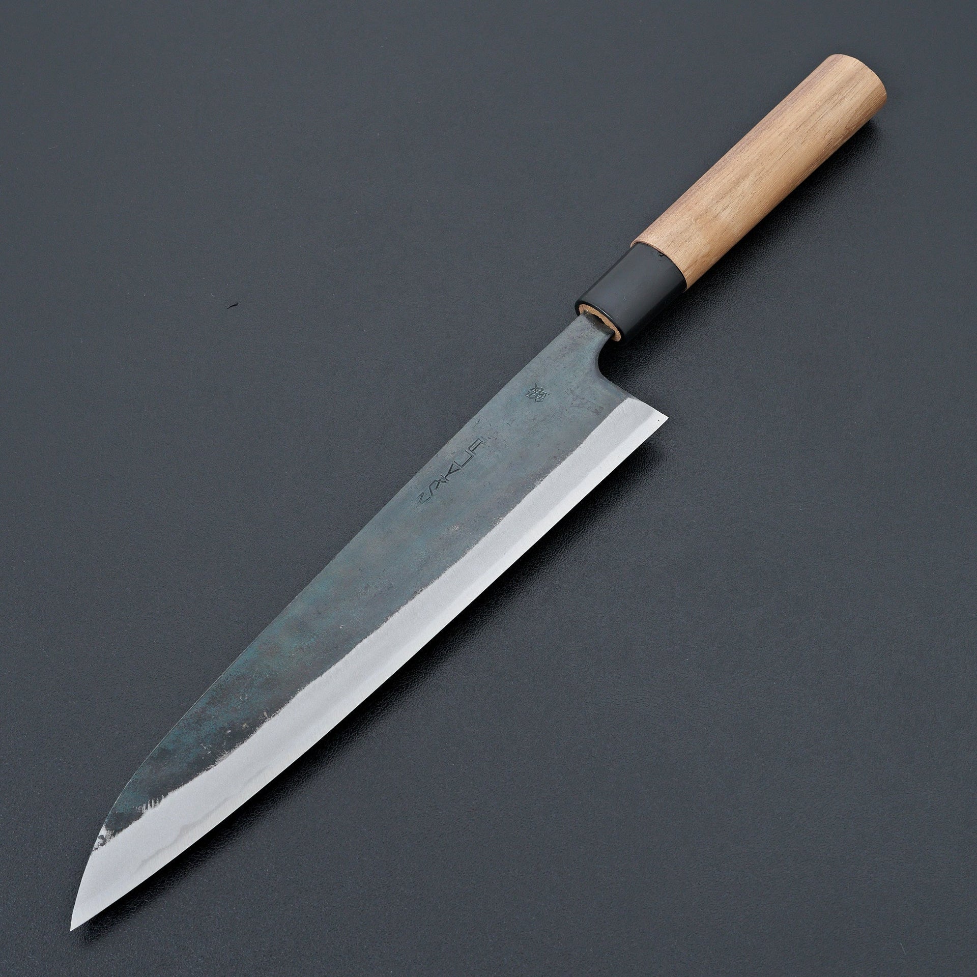 Zakuri Aogami #1 Kurouchi Gyuto 240mm-Knife-Zakuri-Carbon Knife Co
