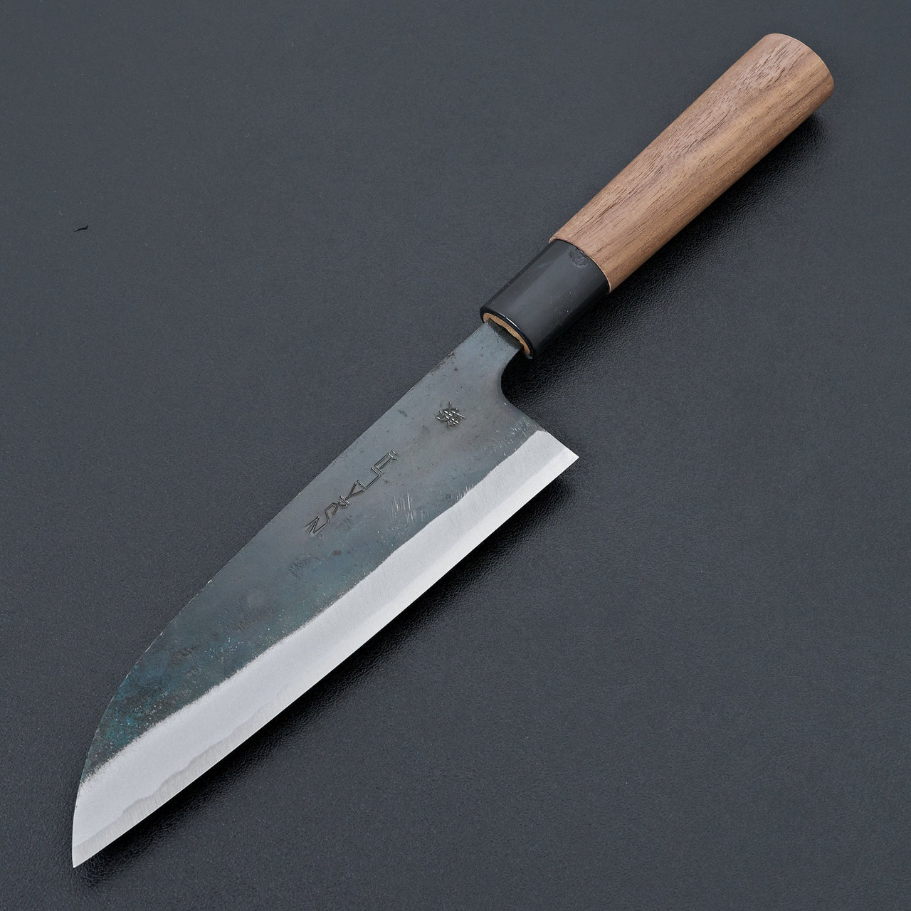 Zakuri Aogami #1 Kurouchi Santoku 165mm-Knife-Zakuri-Carbon Knife Co