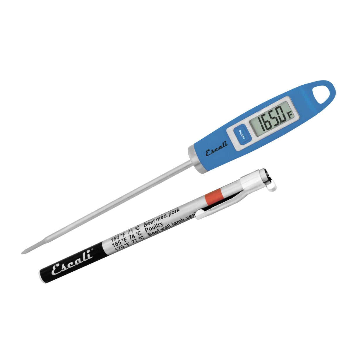 Escali Gourmet Digital Thermometer Blue