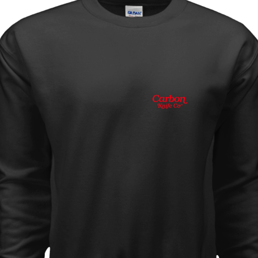 Carbon Knife Co "Thank You For Chopping" Crewneck Sweater Black