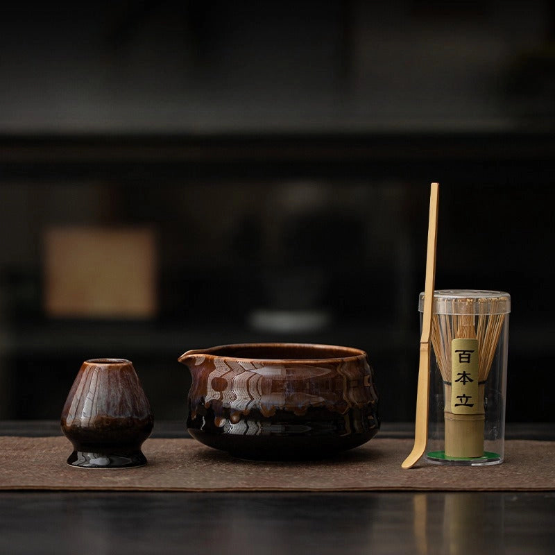 Matcha Set Gohobi Brown 114