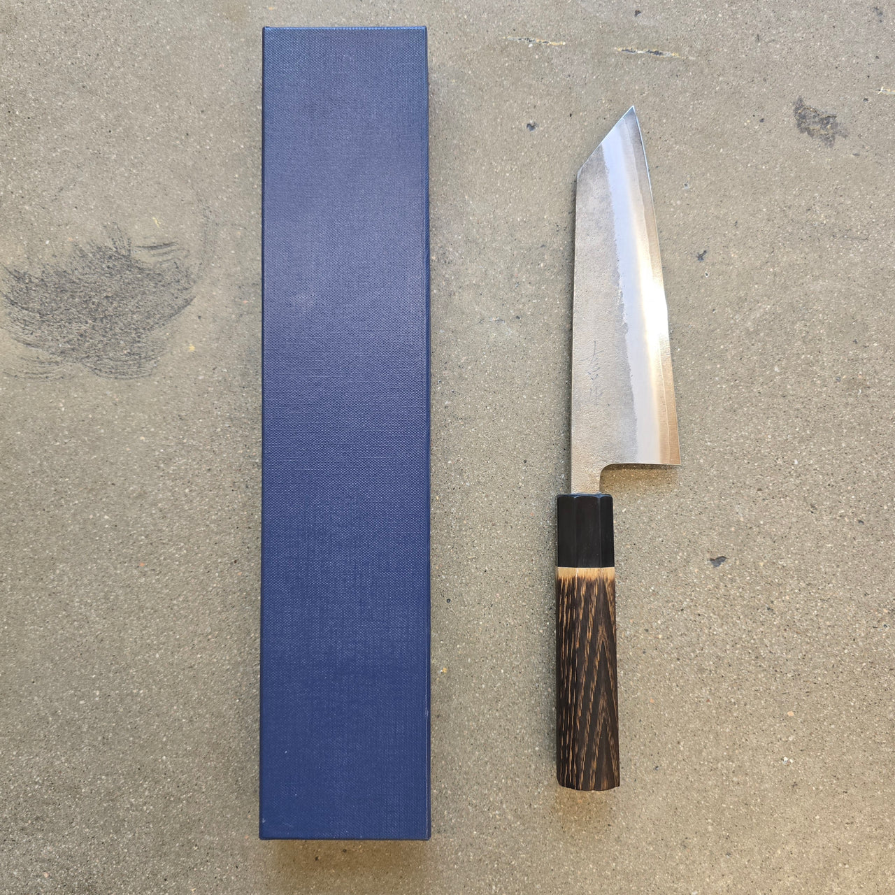 USED TESTER KNIFE Yoshikane Nashiji SKD Bunka 165mm