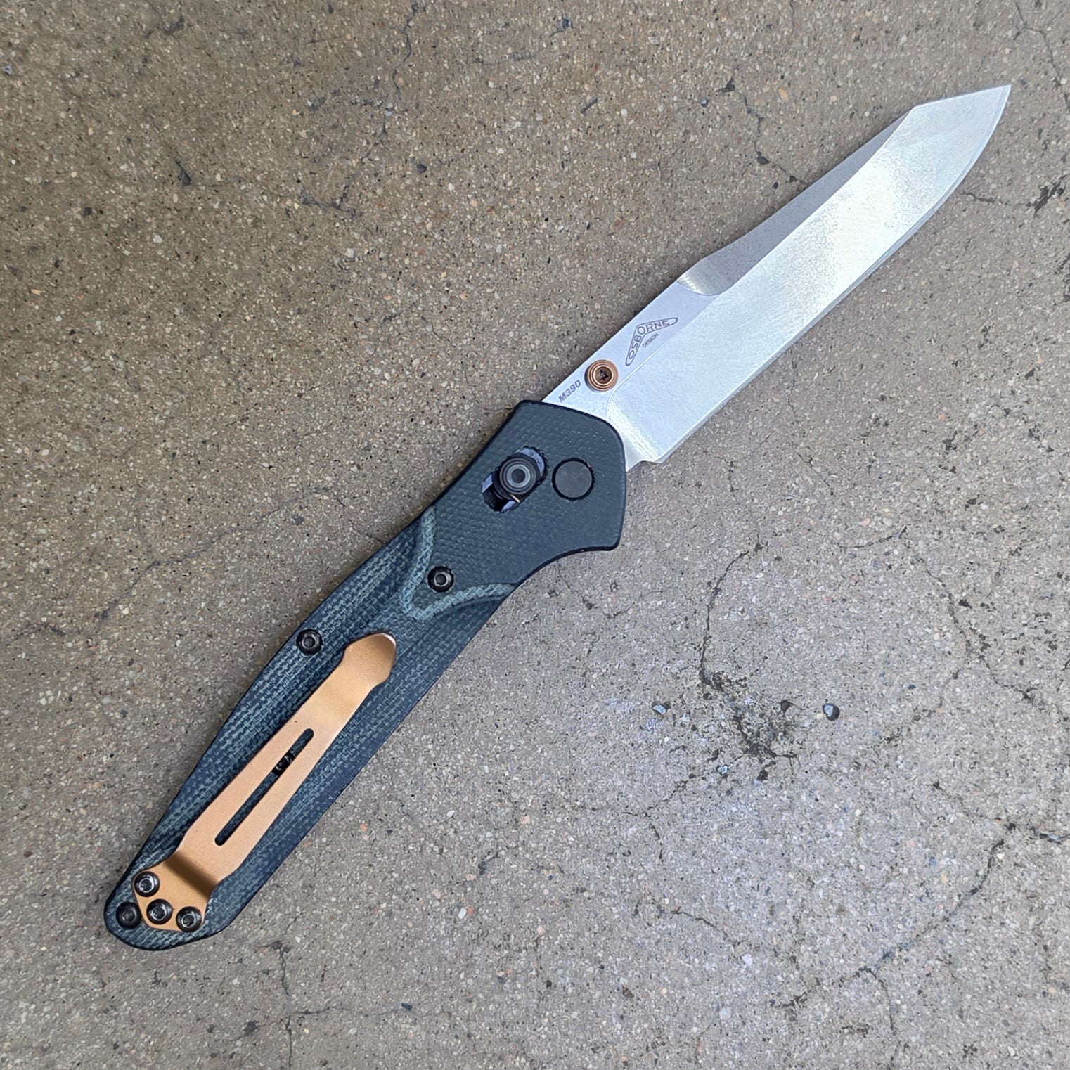 USED TRADE IN Benchmade 940 Osborne Denim Micarta