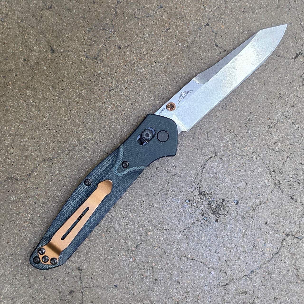 USED TRADE IN Benchmade 940 Osborne Denim Micarta