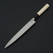 Sakai Takayuki Ginsan Silver #3 Stainless Yanagiba 240mm-Knife-Sakai Takayuki-Carbon Knife Co