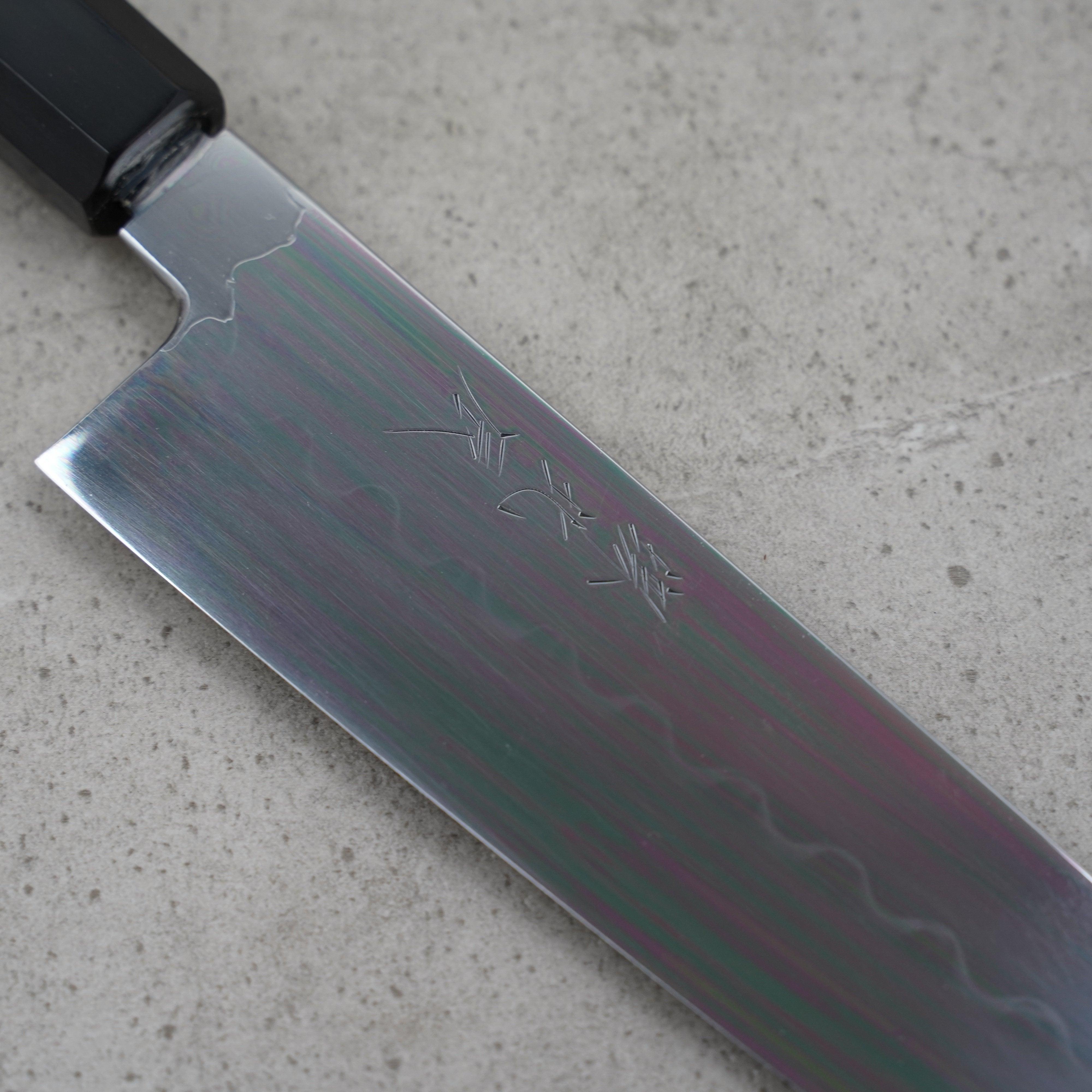 【 okazu⠀】 Yoshikazu Ikeda Shirogami 2 Mizu Honyaki Gyuto 240mm